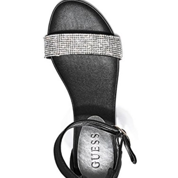 GUESS Nikki Double-Strap Flat Sandals NWOT Sz 8.5 - Picture 2 of 16